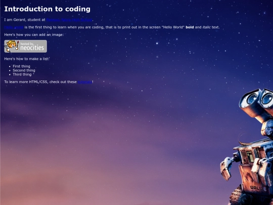 Introduction screenshot