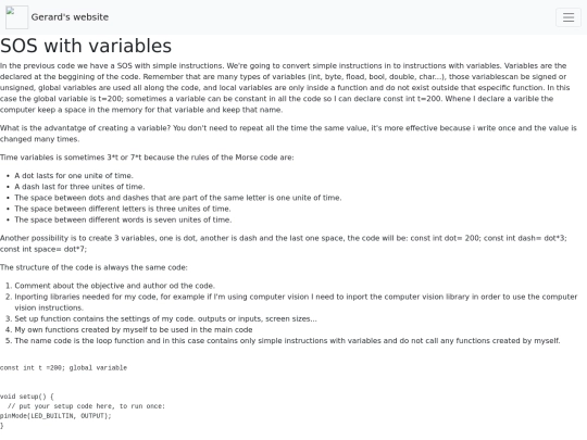 morseproject/blinking2 screenshot