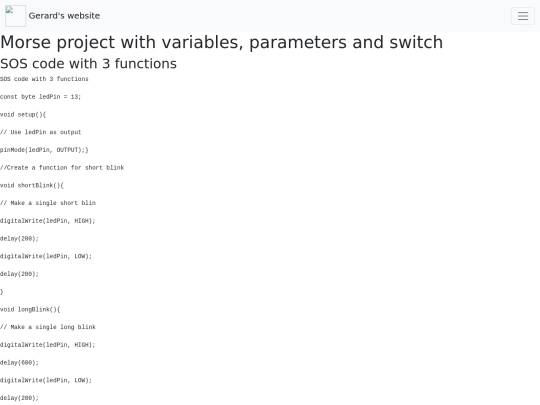 morseproject/blinking5 screenshot
