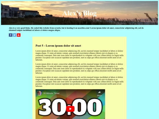 blog screenshot