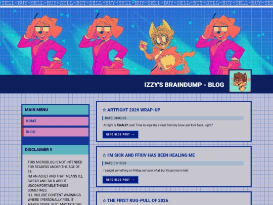 blog screenshot