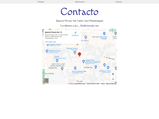 contacto screenshot