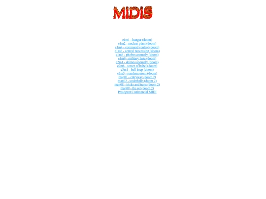 MIDIs screenshot