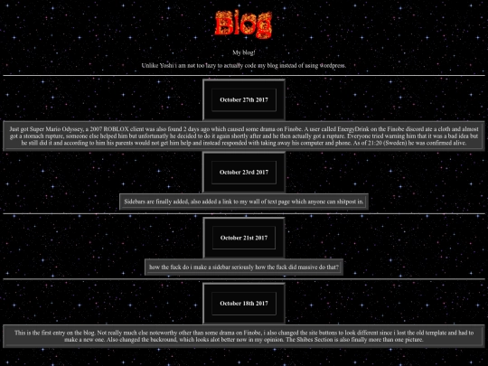 blog screenshot