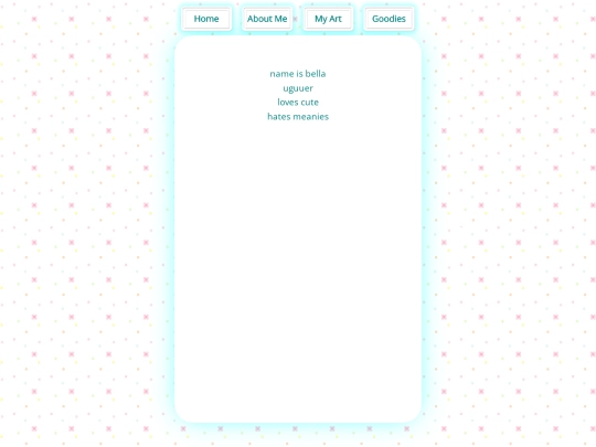 about-me screenshot