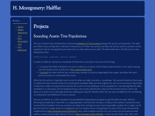 blog screenshot