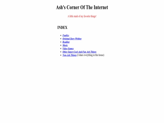 index screenshot