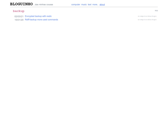 tags/backup screenshot