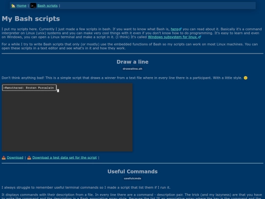bash screenshot