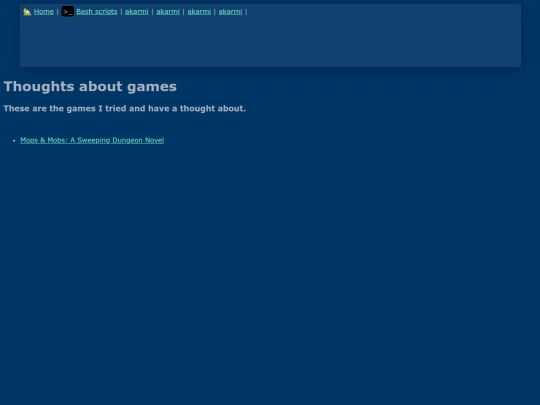 games screenshot