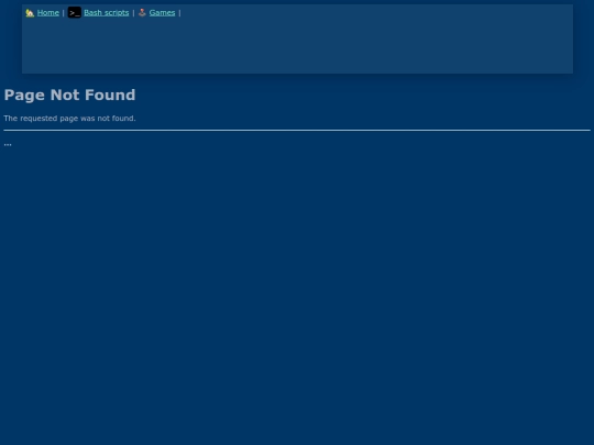not_found screenshot