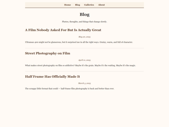 blog screenshot