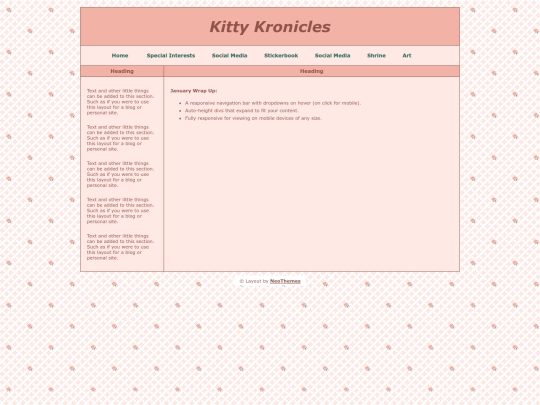 Diary screenshot