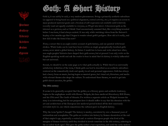 salon/gothhistory screenshot