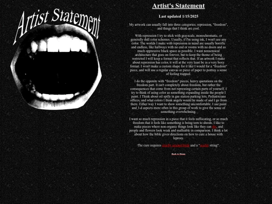 ArtistStatement screenshot