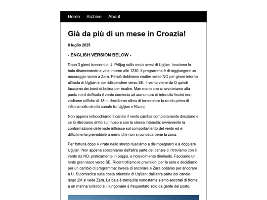 posts/2025-07-08-Da-oltre-un-mese-in-Croazia screenshot