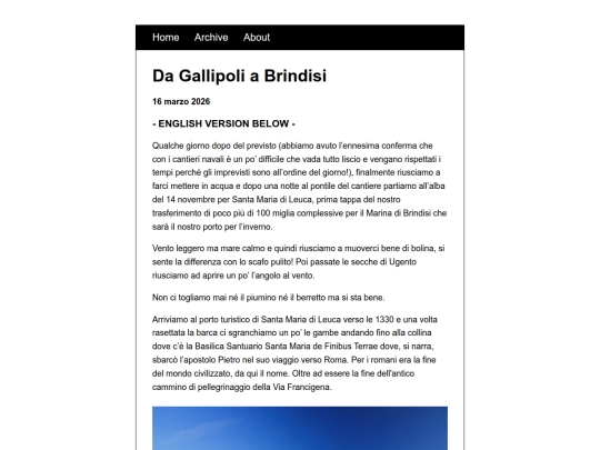 posts/2026-03-16-Da-Gallipoli-a-Brindisi screenshot