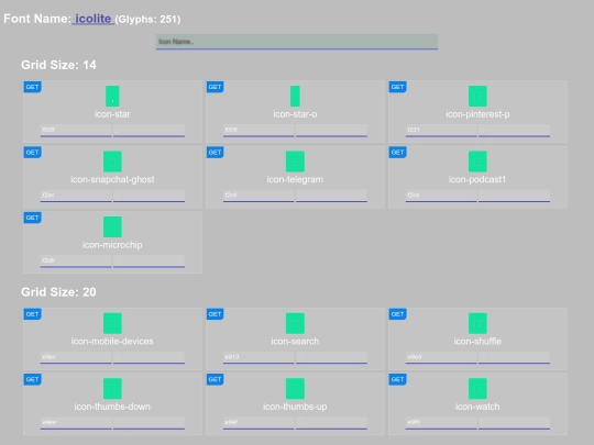 @fontlite-v1.1/demo screenshot