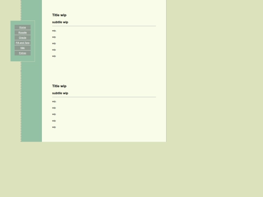 header links/NikisNotes screenshot