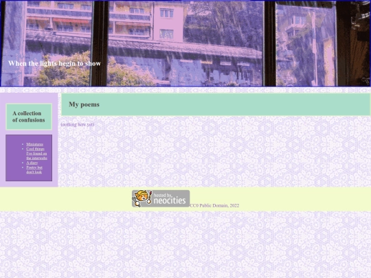 poetry screenshot