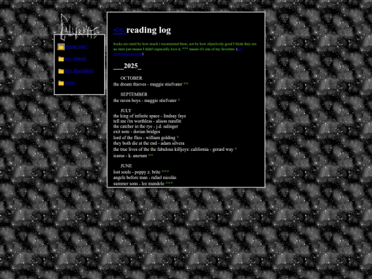 readinglog screenshot