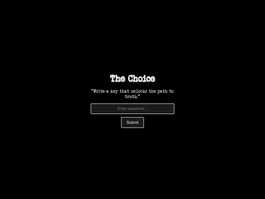 choice screenshot