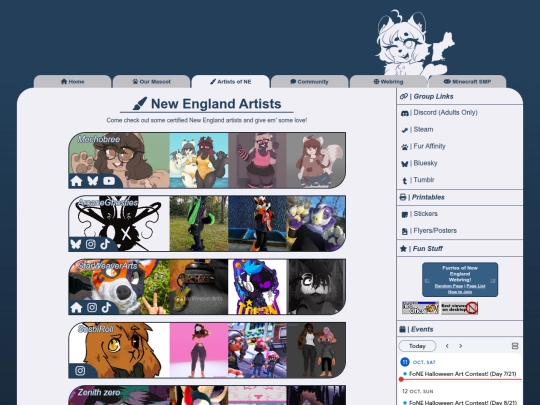artists screenshot