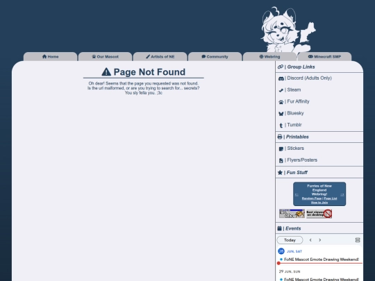 not_found screenshot