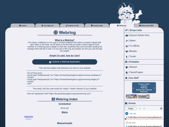 webring screenshot