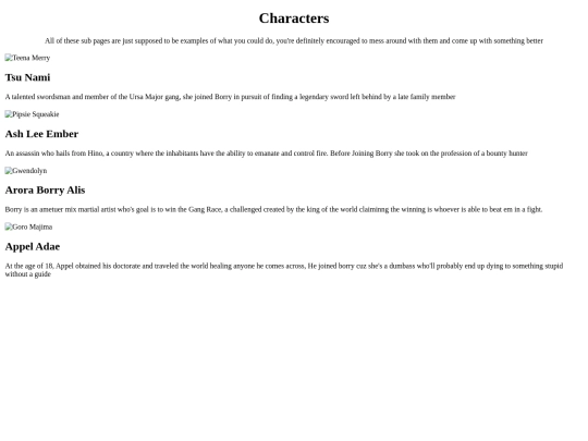 characters screenshot