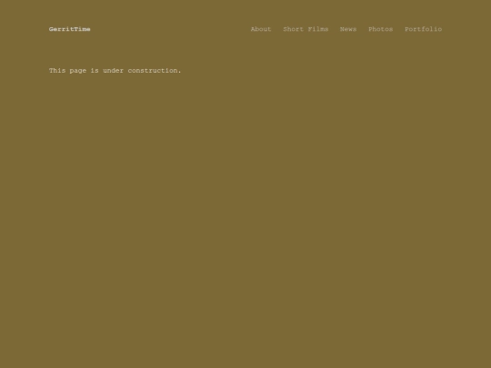 Template test screenshot
