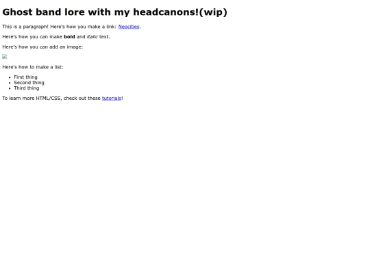 index screenshot