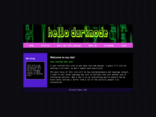 index screenshot