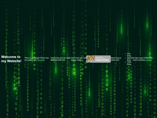 links screenshot