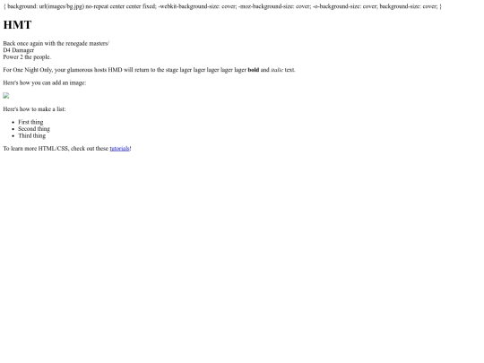 index screenshot