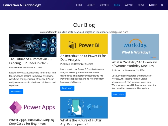 blog screenshot