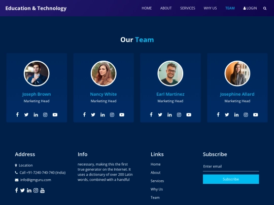team screenshot