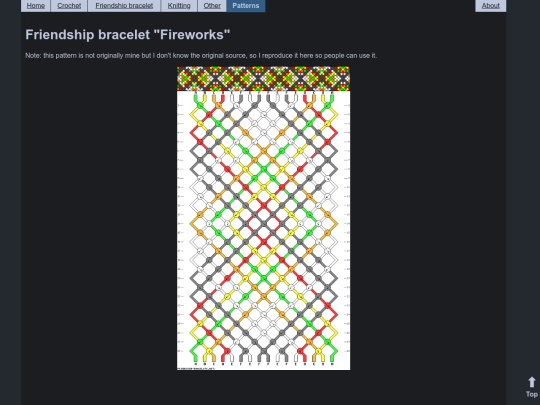 patterns/bracelet_fireworks screenshot