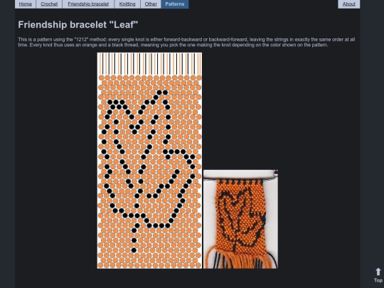 patterns/bracelet_leaf screenshot