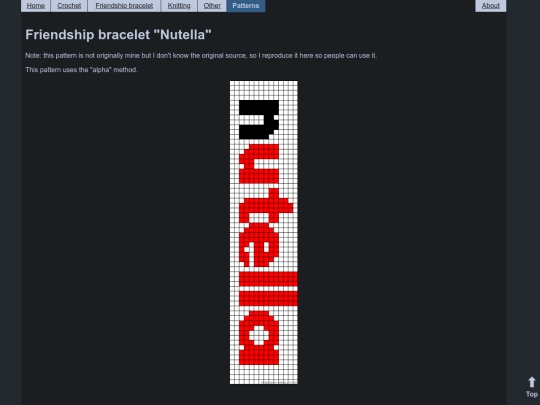 patterns/bracelet_nutella screenshot