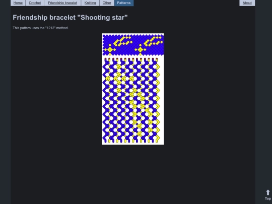 patterns/bracelet_shootingstar screenshot