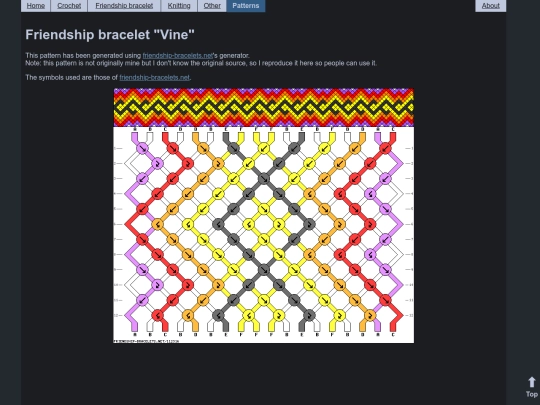 patterns/bracelet_vine screenshot