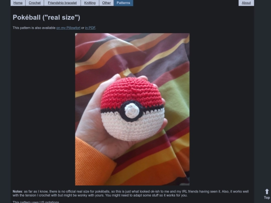 patterns/crochet_pokeball screenshot