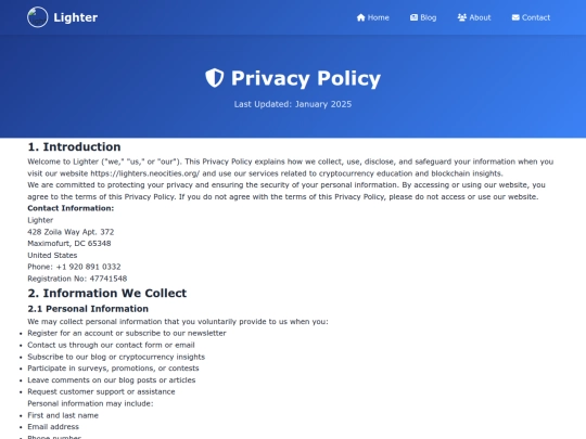 privacy-policy screenshot