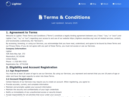 terms-conditions screenshot
