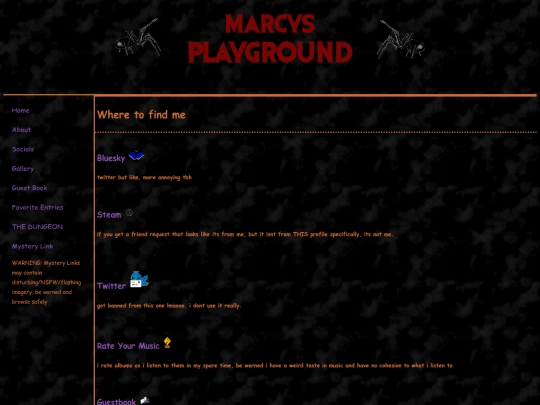 socials screenshot