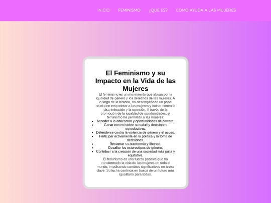 misitioweb/mujeres screenshot