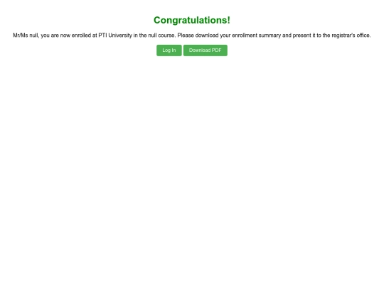 enrolling screenshot