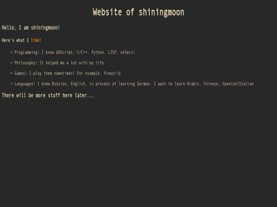 index screenshot