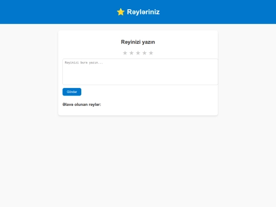 Reyleriniz screenshot